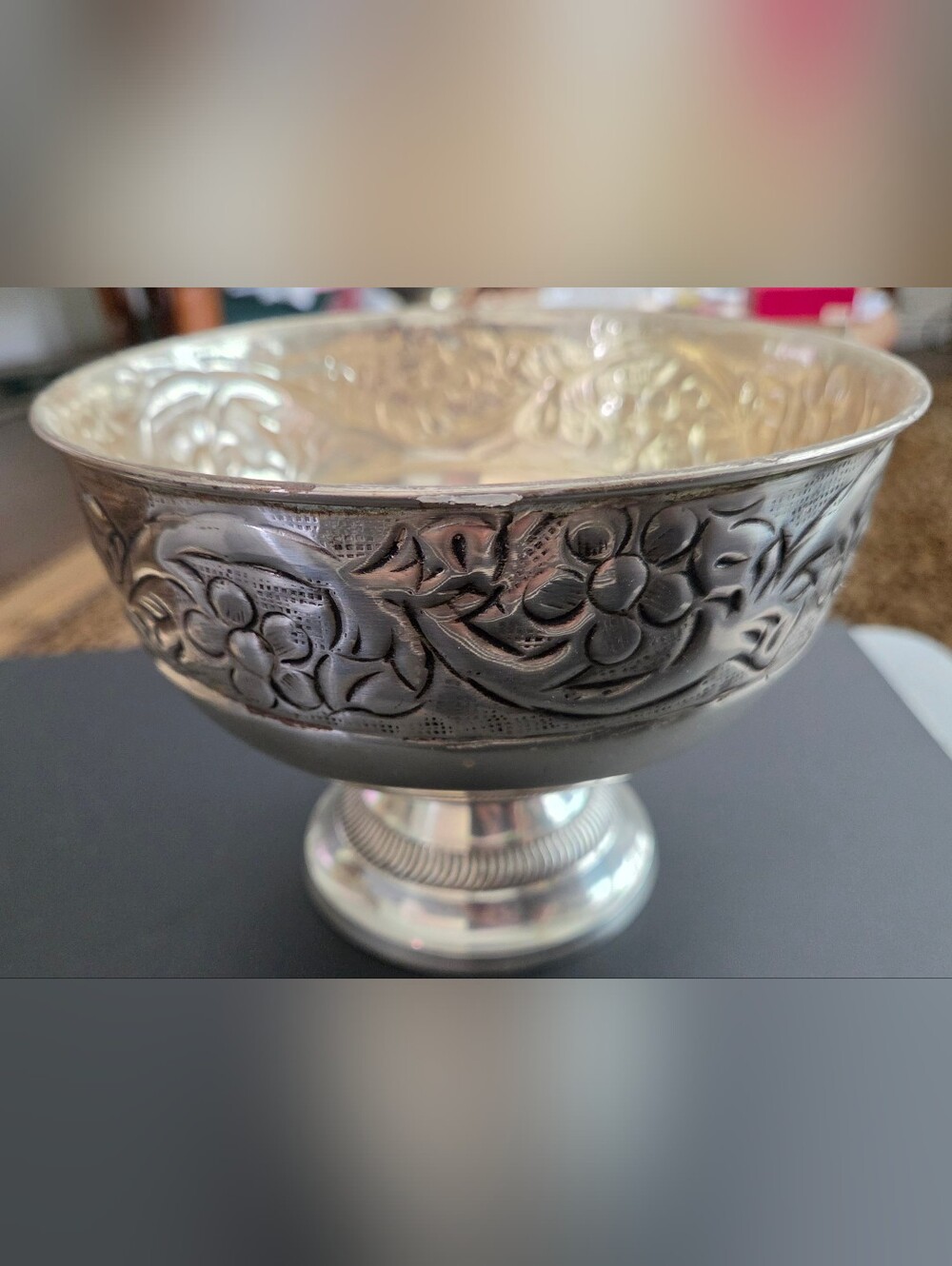 NWOT Set Of 2, The Shinoda Design brass "s/p" (scalloped/pedestal) bowl